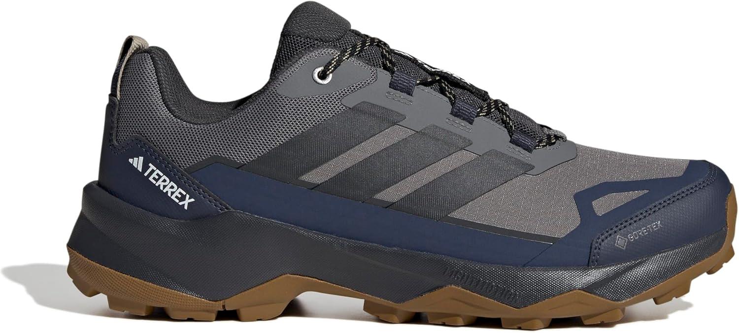 imageadidas Mens Terrex Skychaser Ax5 Goretex Hiking ShoeGrey Four Carbon Shadow Navy