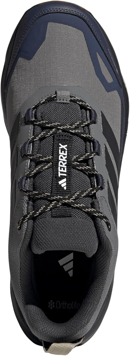 imageadidas Mens Terrex Skychaser Ax5 Goretex Hiking ShoeGreyCarbonShadow Navy