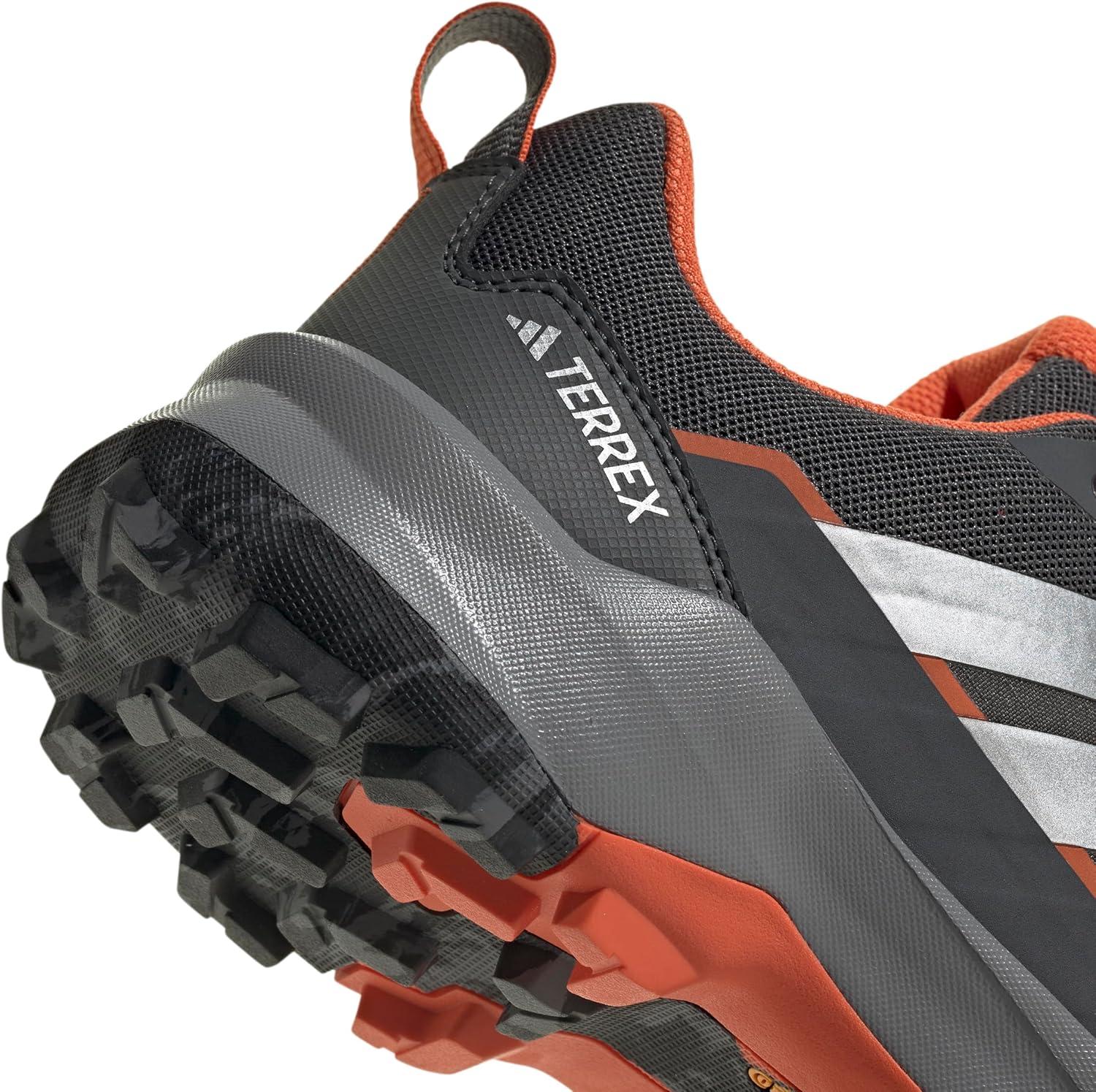 imageadidas Mens Terrex Skychaser Ax5 Goretex Hiking ShoeGreySilver MetallicSemi Impact Orange