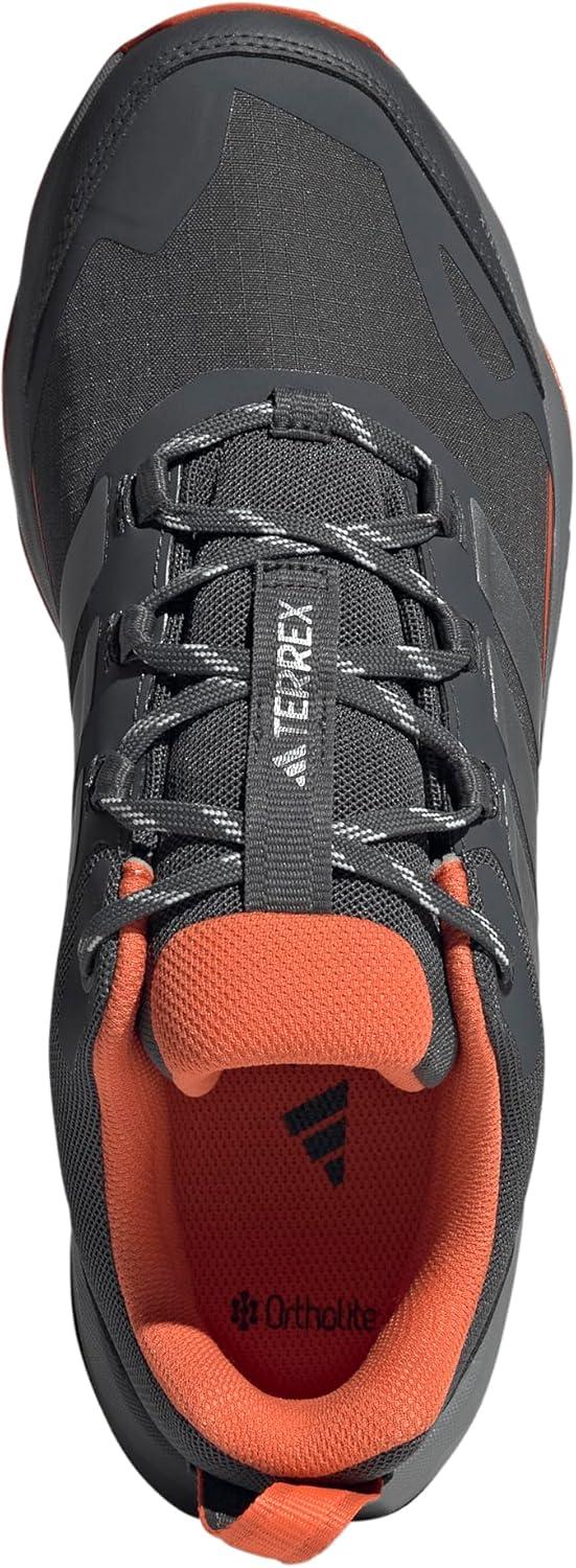 imageadidas Mens Terrex Skychaser Ax5 Goretex Hiking ShoeGreySilver MetallicSemi Impact Orange