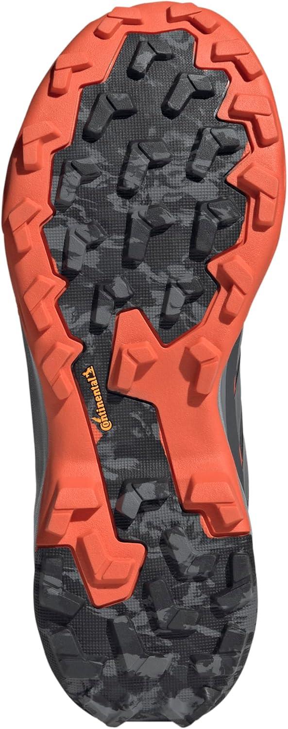 imageadidas Mens Terrex Skychaser Ax5 Goretex Hiking ShoeGreySilver MetallicSemi Impact Orange