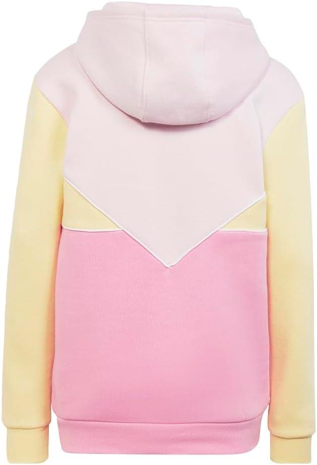 imageadidas Originals Kids Adicolor HoodieClear PinkAlmost YellowBliss Pink