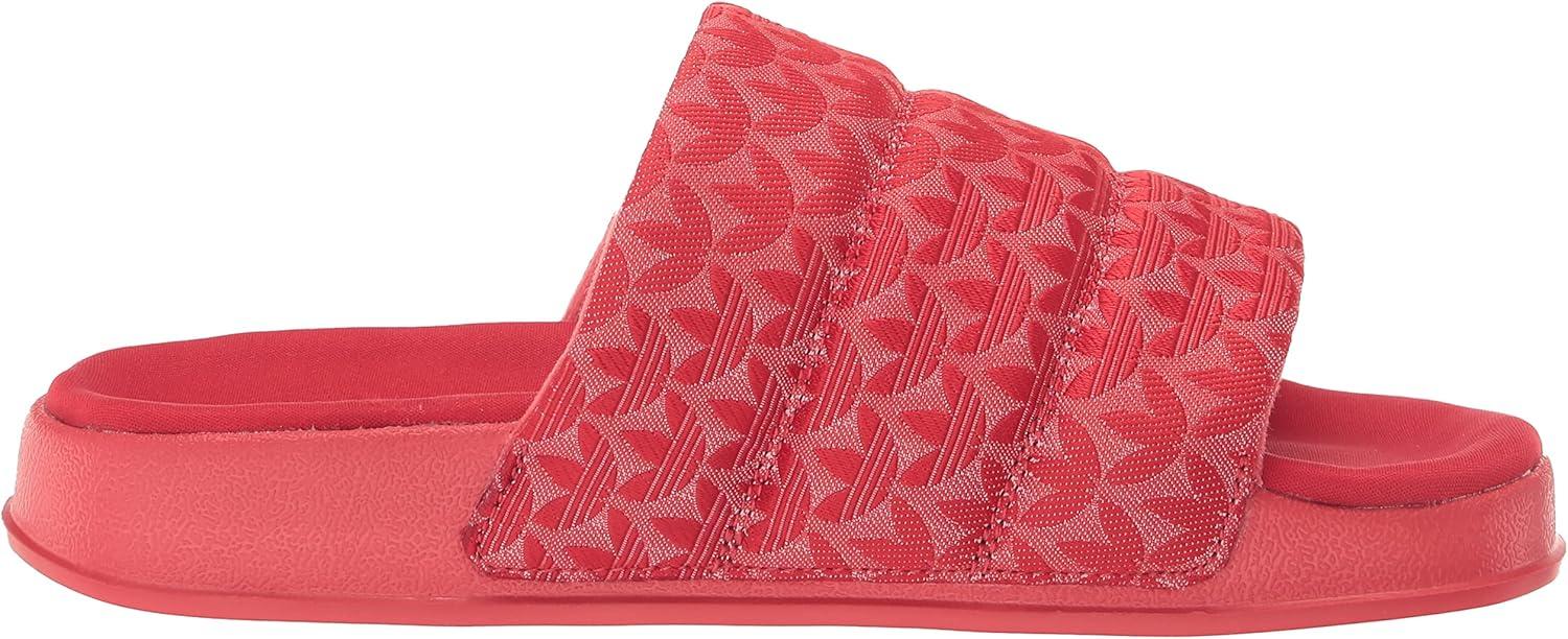 imageadidas Originals Womens Adilette Essential Slide SandalBetter ScarletGlory RedBetter Scarlet