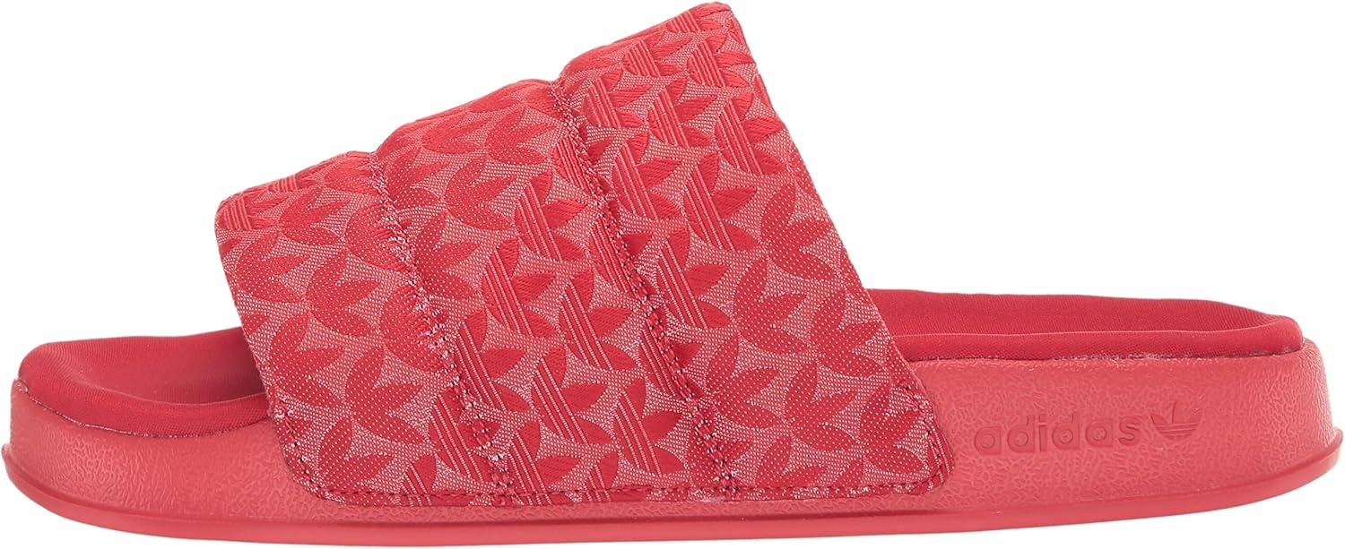 imageadidas Originals Womens Adilette Essential Slide SandalBetter ScarletGlory RedBetter Scarlet