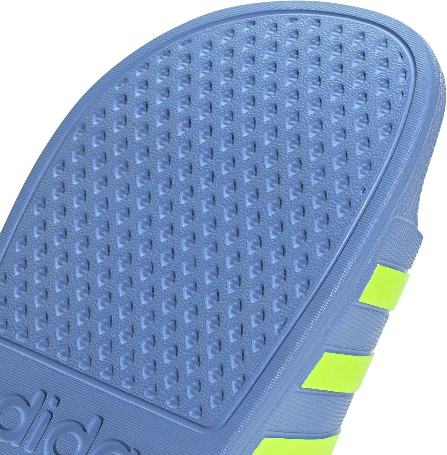 imageadidas Unisex Adult Adilette Aqua SlideBlue FusionLucid LemonBlue Fusion