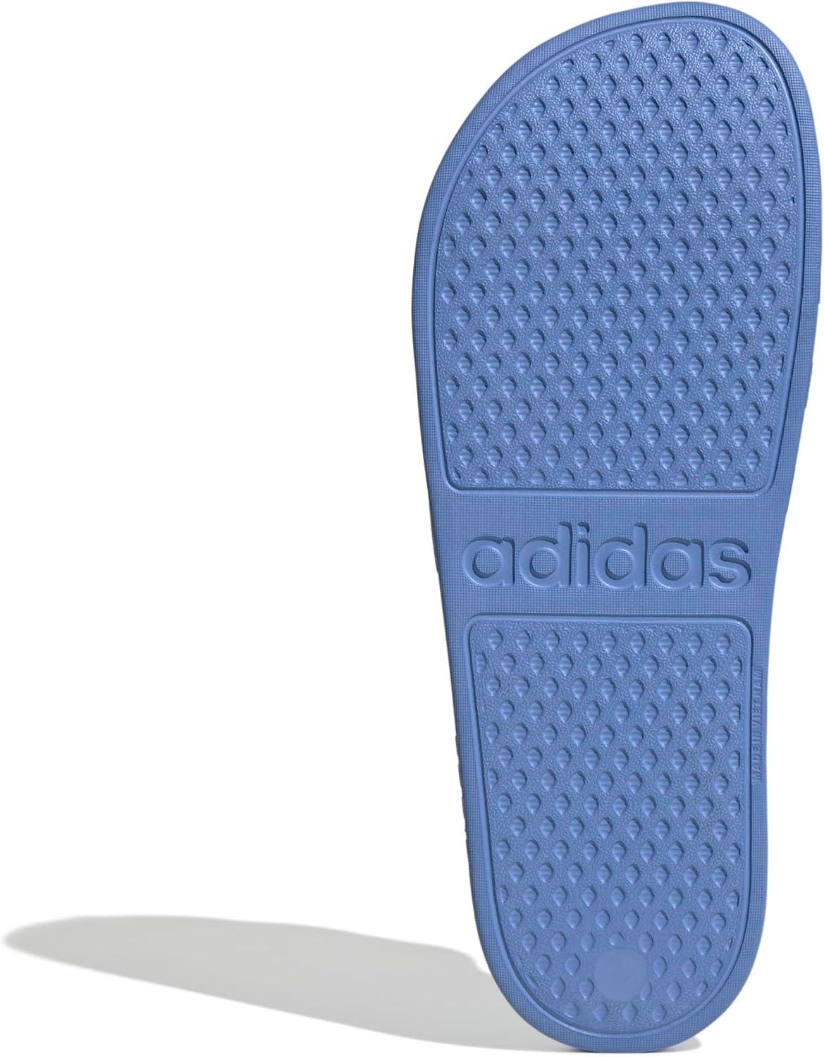 imageadidas Unisex Adult Adilette Aqua SlideBlue FusionLucid LemonBlue Fusion