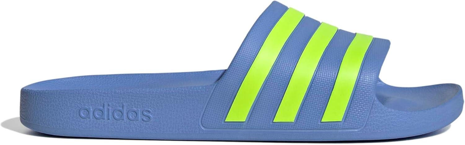 imageadidas Unisex Adult Adilette Aqua SlideBlue FusionLucid LemonBlue Fusion