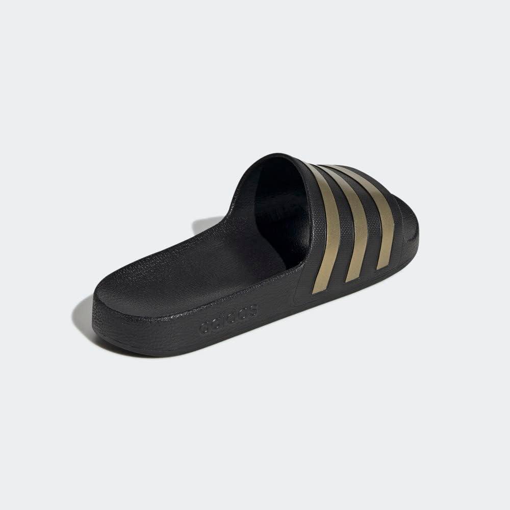 imageadidas Unisex Adult Adilette Aqua SlideCore BlackGold MetallicCore Black