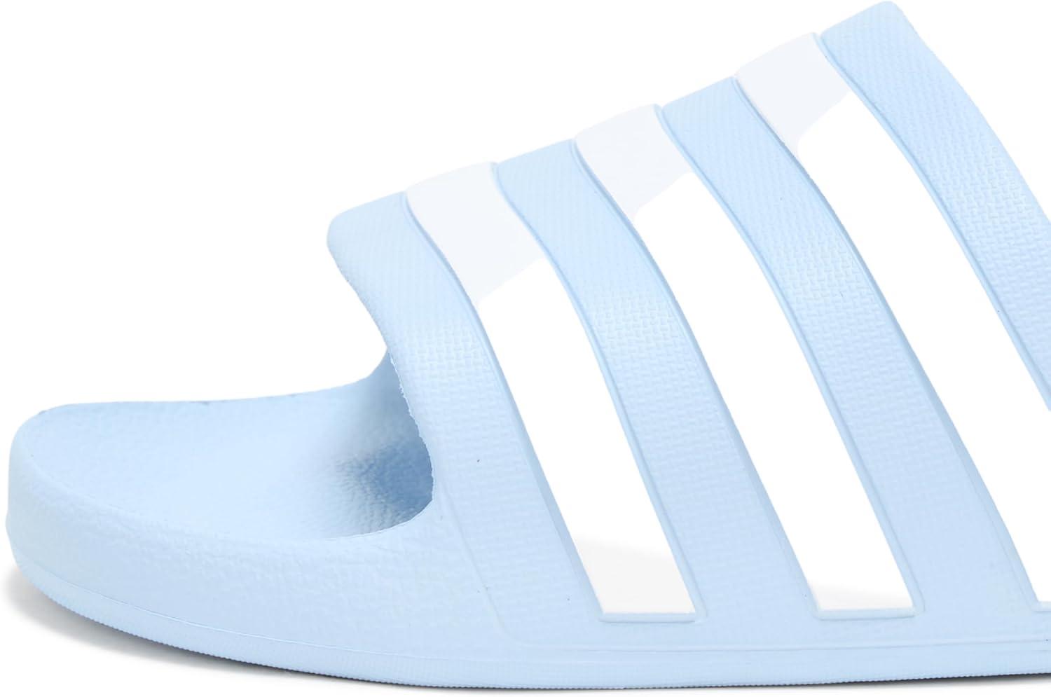 imageadidas Unisex Adult Adilette Aqua SlideGlow BlueWhiteGlow Blue