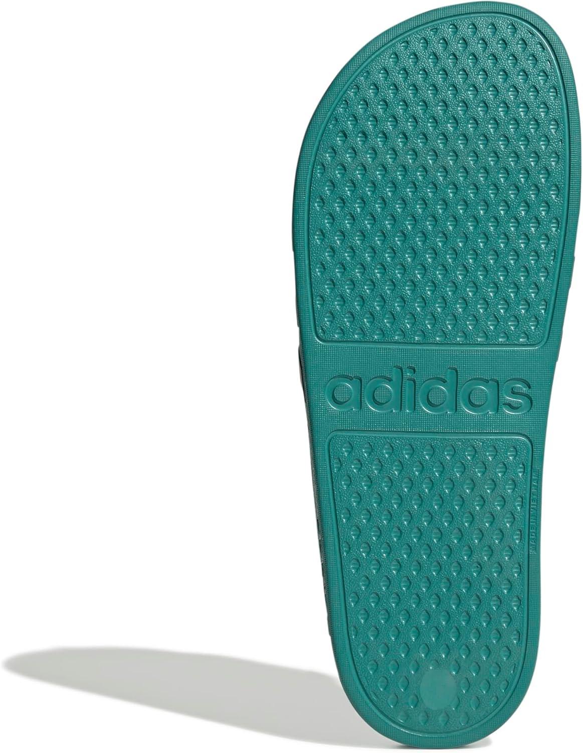 imageadidas Unisex Adult Adilette Aqua SlidePure TealBlackPure Teal
