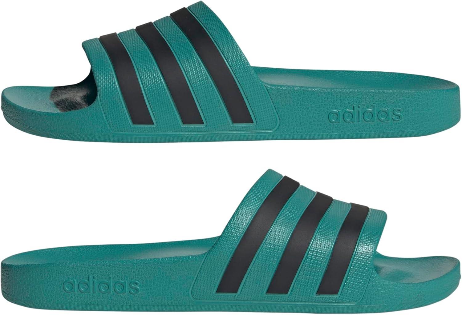 imageadidas Unisex Adult Adilette Aqua SlidePure TealBlackPure Teal