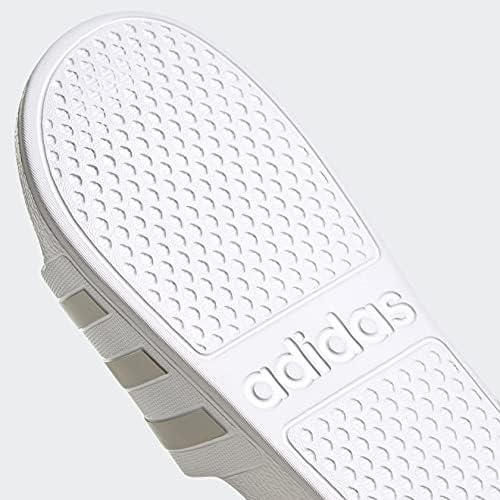 imageadidas Unisex Adult Adilette Aqua SlideWhitePlatino MetWhite