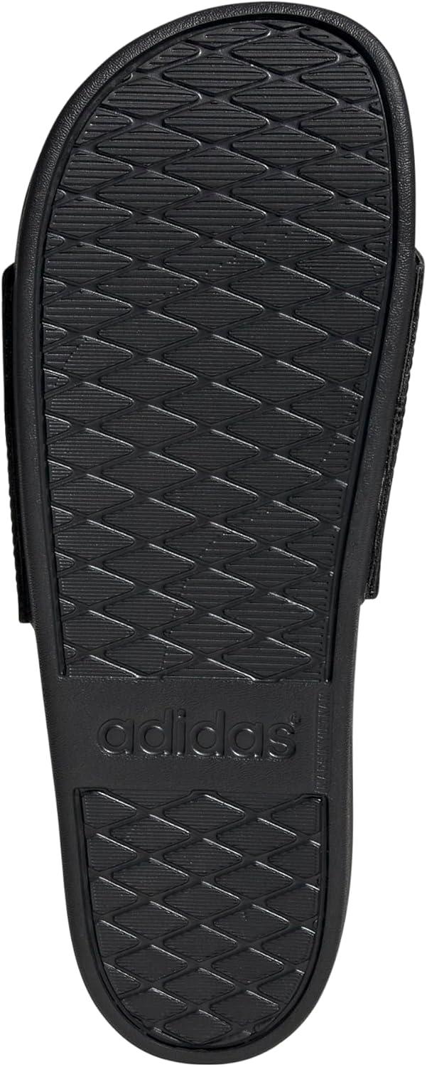 imageadidas Unisex Adult Adilette Comfort SlideBlackSilver MetallicBlack