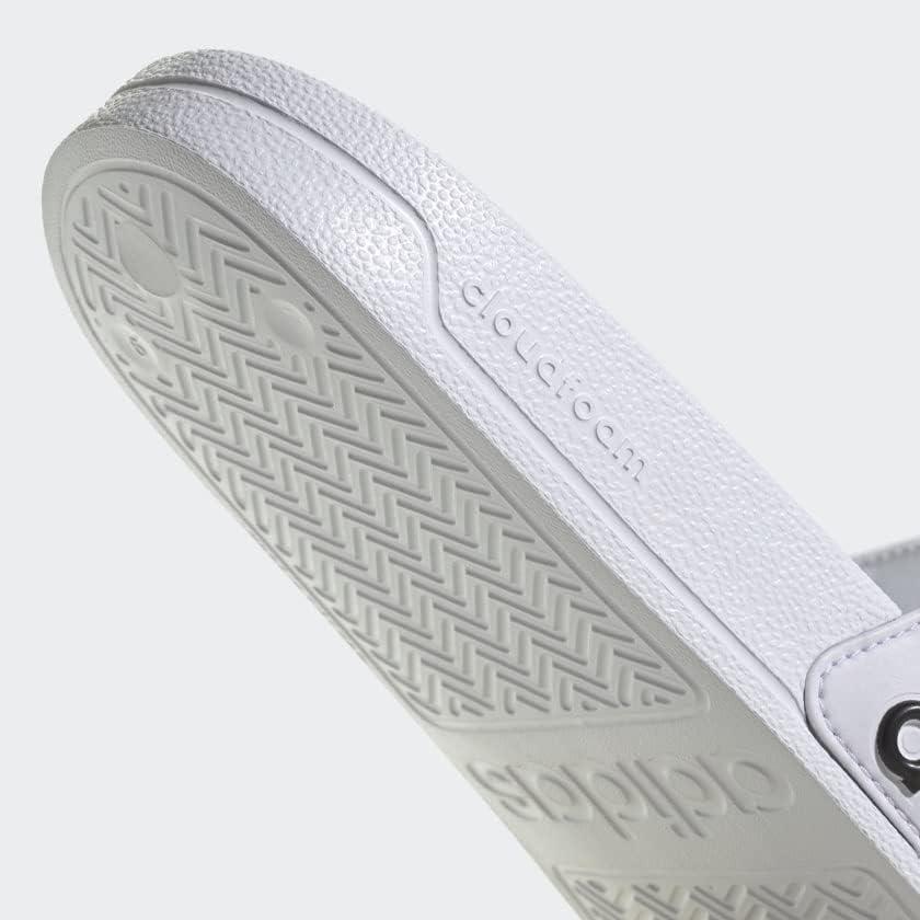 imageadidas Unisex Adult Adilette Shower Slip On SlidesWhiteWhiteBlack