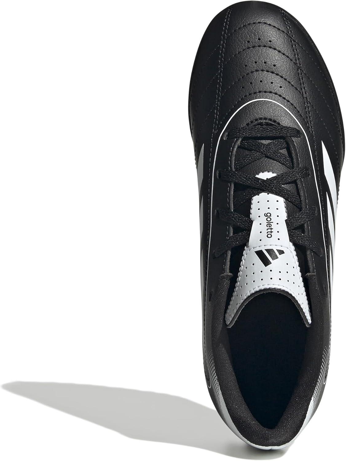 imageadidas UnisexChild Goletto Ix Turf SneakerBlackWhiteBlack