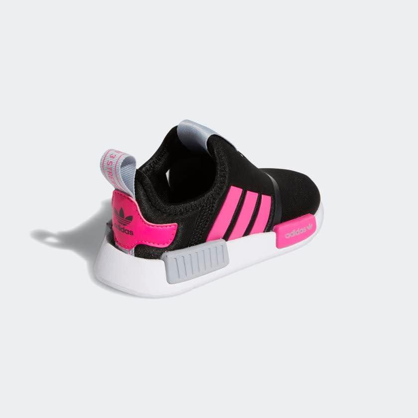 imageadidas UnisexChild NMD 360 SneakerBlackShock PinkHalo Silver