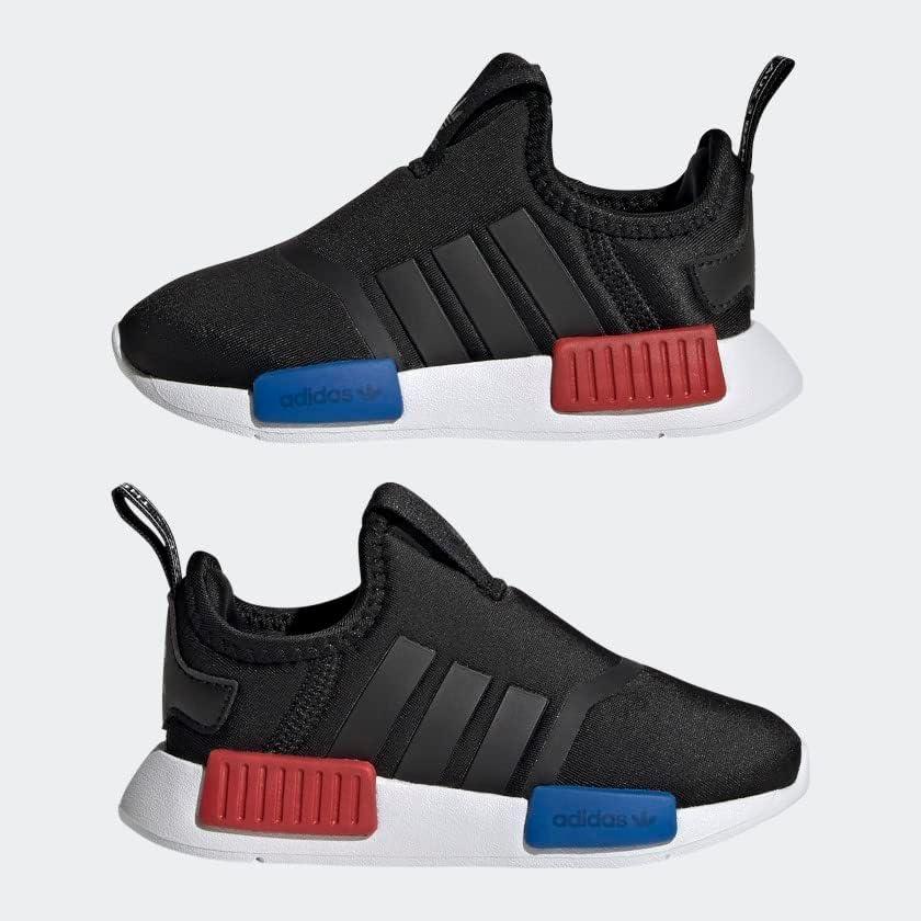 imageadidas UnisexChild NMD 360 SneakerBlackWhiteScarlet
