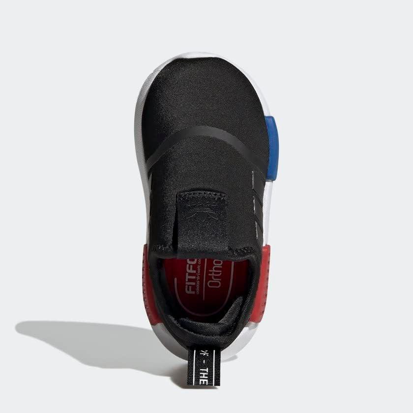 imageadidas UnisexChild NMD 360 SneakerBlackWhiteScarlet