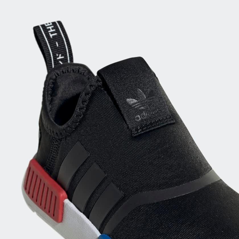 imageadidas UnisexChild NMD 360 SneakerBlackWhiteScarlet