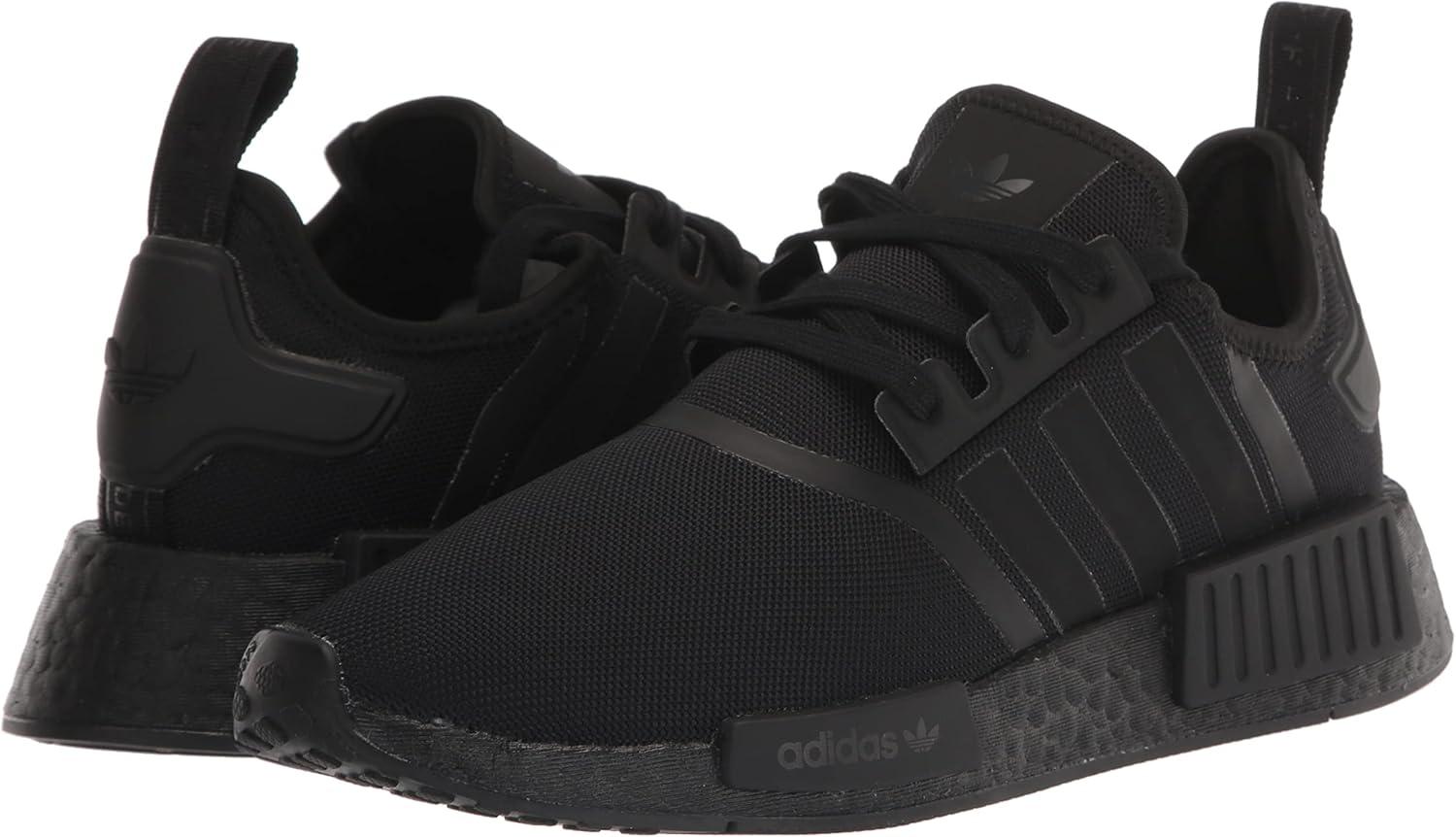 imageadidas UnisexChild NMDr1 C Little Kid SneakerBlackBlackBlack