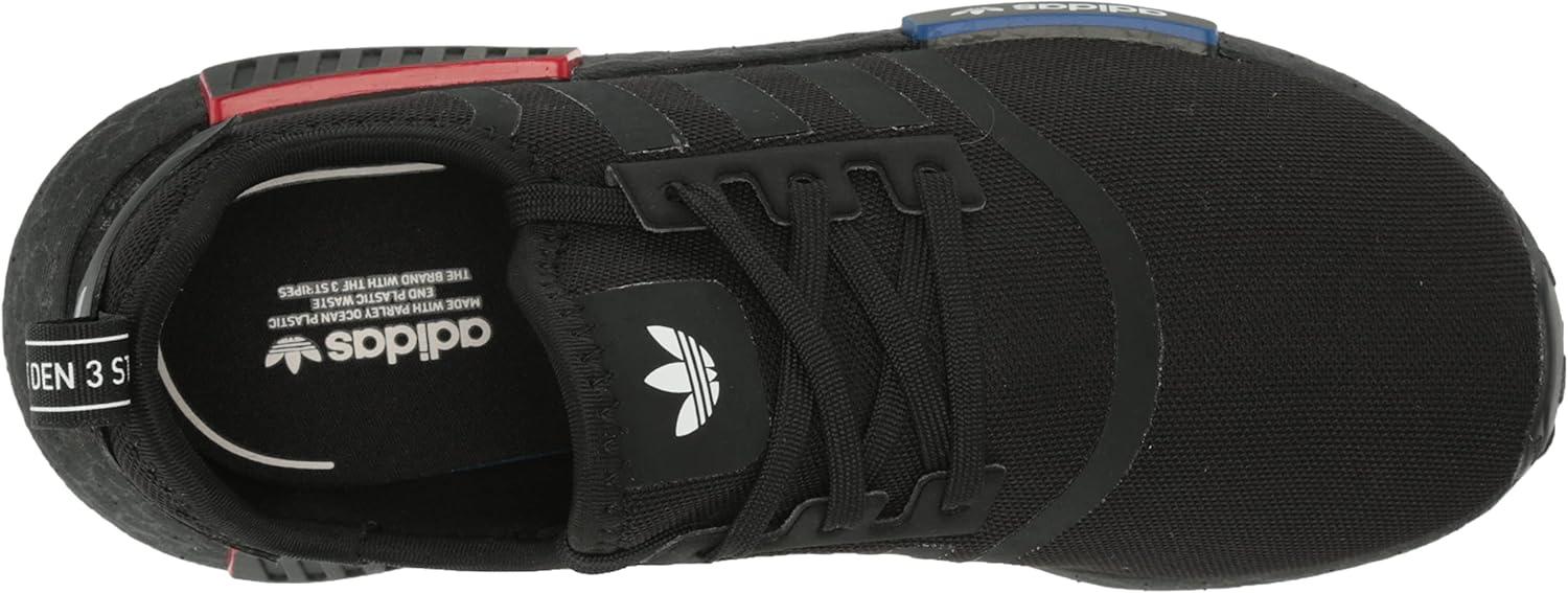 imageadidas UnisexChild NMDr1 C Little Kid SneakerBlackBlackGrey