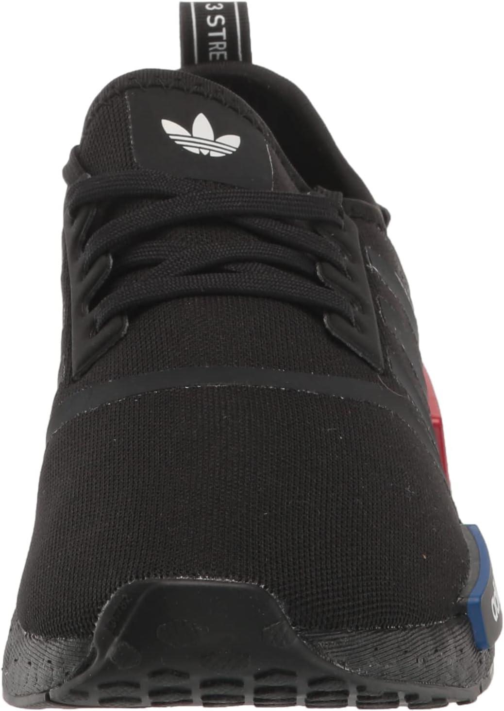 imageadidas UnisexChild NMDr1 C Little Kid SneakerBlackBlackGrey