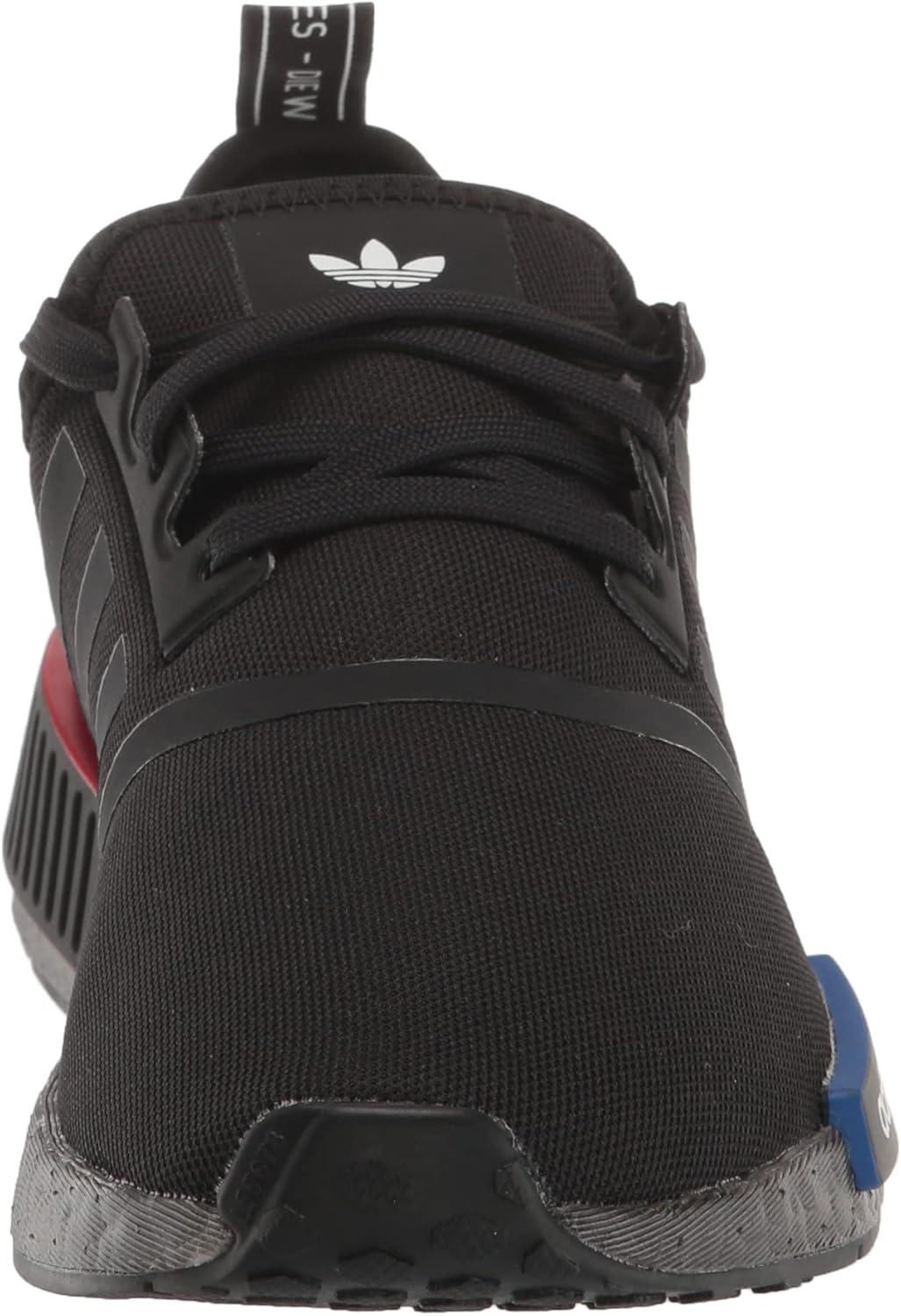 imageadidas UnisexChild NMDr1 C Little Kid SneakerBlackBlackGrey3