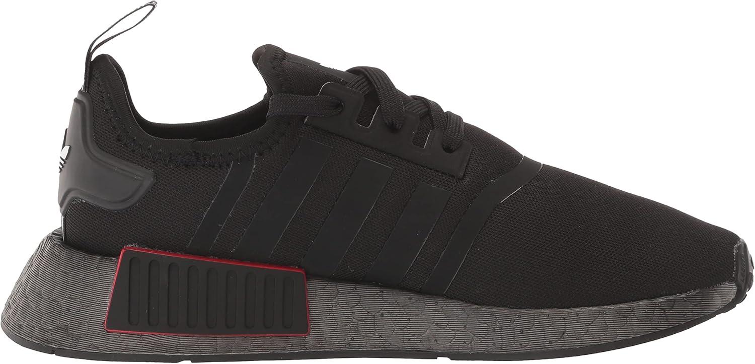 imageadidas UnisexChild NMDr1 C Little Kid SneakerBlackBlackGrey3