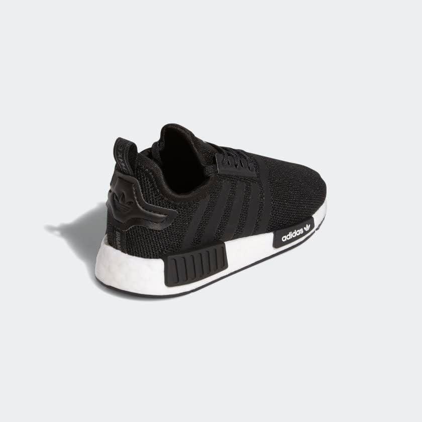 imageadidas UnisexChild NMDr1 C Little Kid SneakerBlackBlackWhite