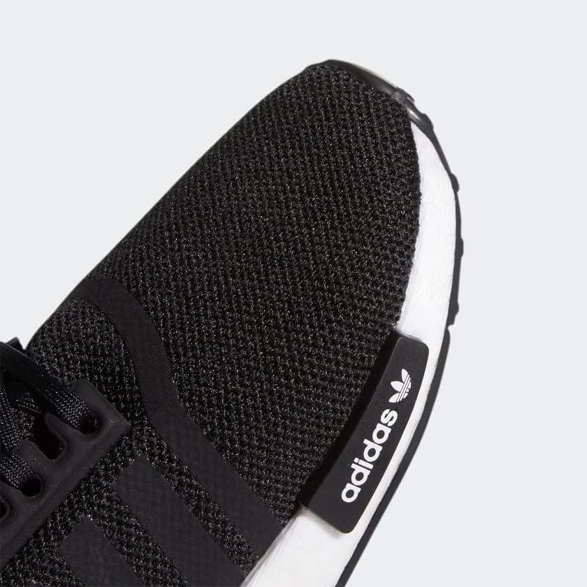 imageadidas UnisexChild NMDr1 C Little Kid SneakerBlackBlackWhite