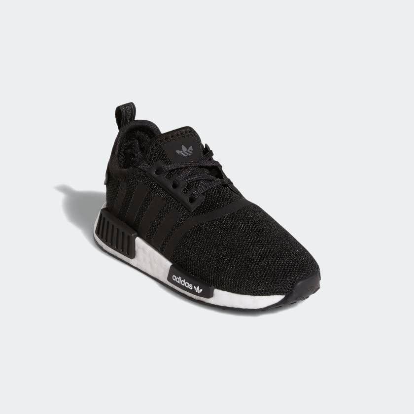 imageadidas UnisexChild NMDr1 C Little Kid SneakerBlackBlackWhite