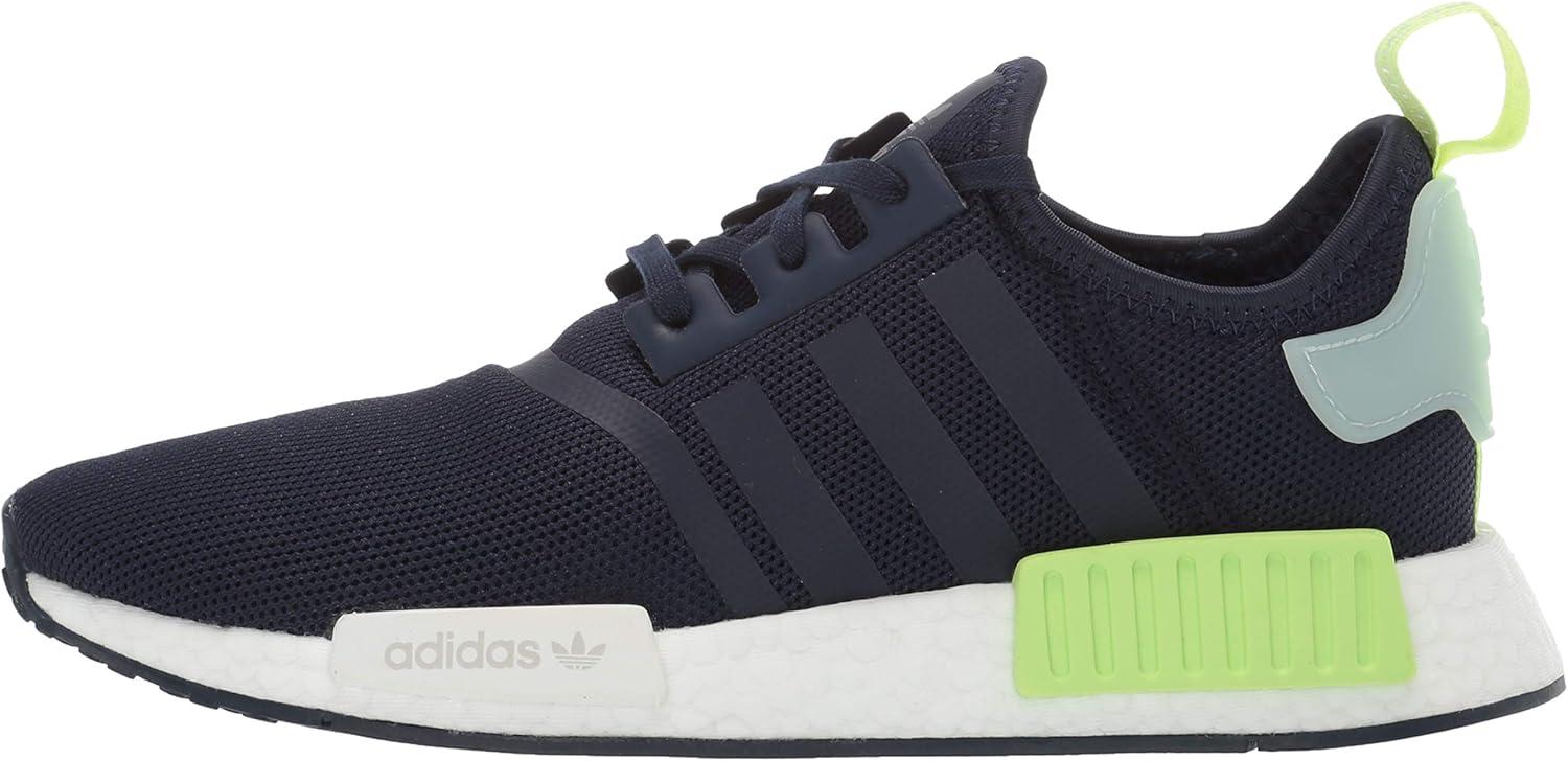 imageadidas UnisexChild NMDr1 C Little Kid SneakerCollegiate NavyCollegiate NavyIce Mint