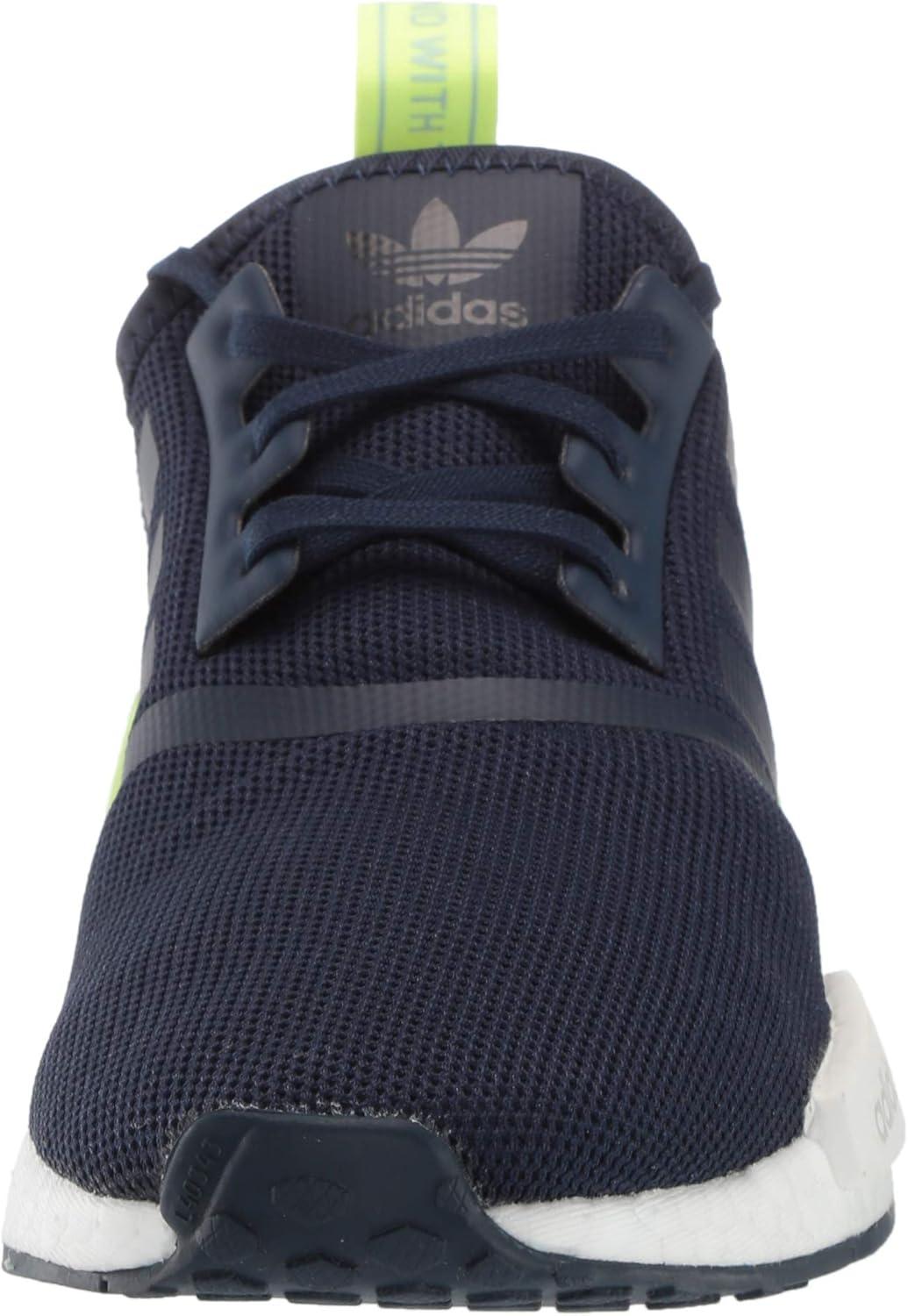 imageadidas UnisexChild NMDr1 C Little Kid SneakerCollegiate NavyCollegiate NavyIce Mint