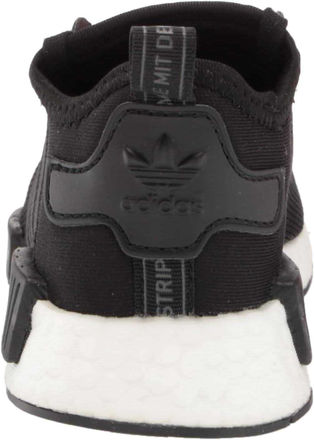 imageadidas UnisexChild NMDr1 C Little Kid SneakerCore BlackWhite