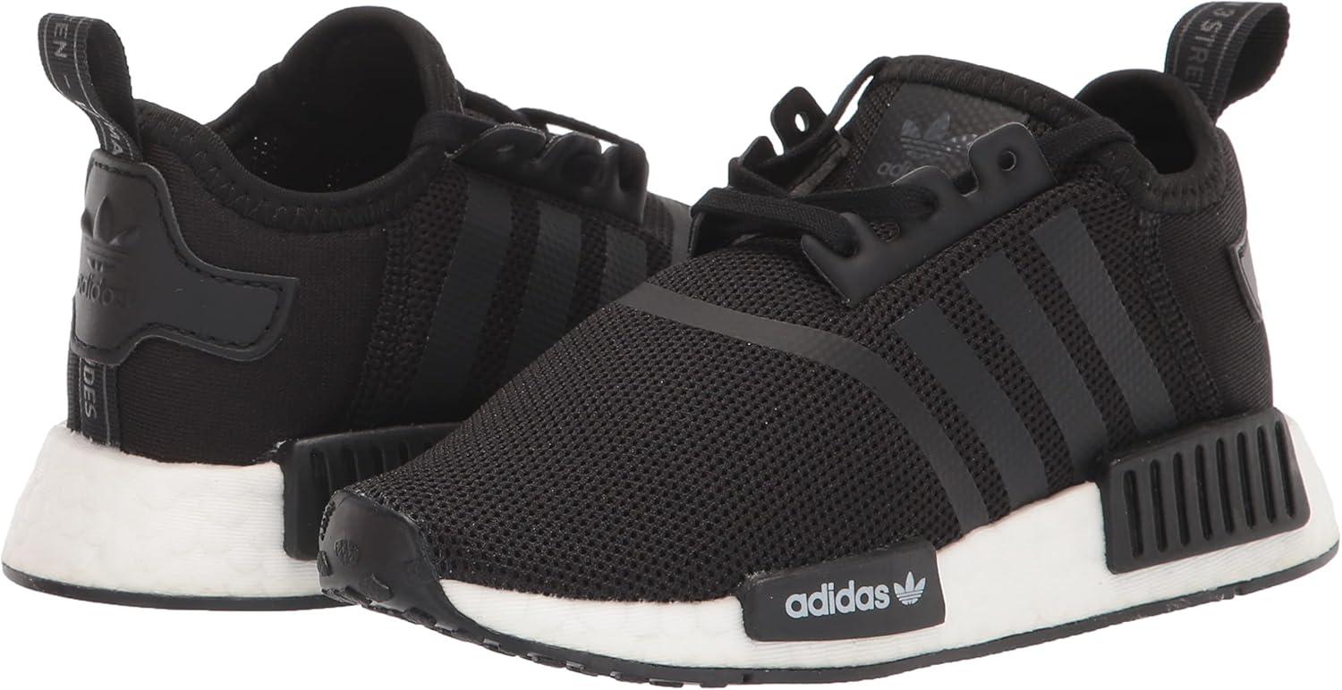 imageadidas UnisexChild NMDr1 C Little Kid SneakerCore BlackWhite
