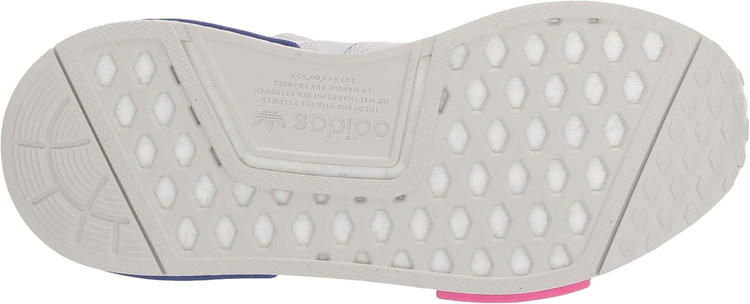 imageadidas UnisexChild NMDr1 C Little Kid SneakerGreyGreyShock Pink