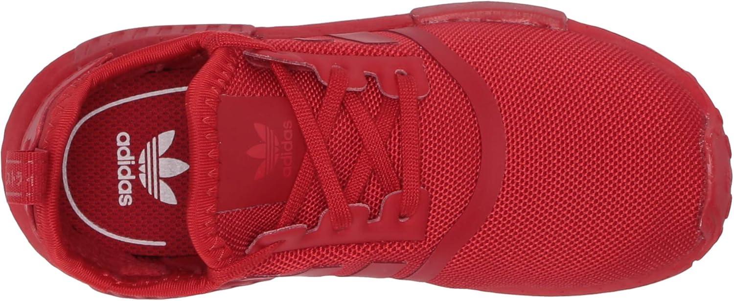 imageadidas UnisexChild NMDr1 C Little Kid SneakerScarletScarletScarlet Elastic
