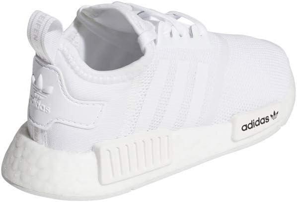 imageadidas UnisexChild NMDr1 C Little Kid SneakerWhiteWhiteCrystal White