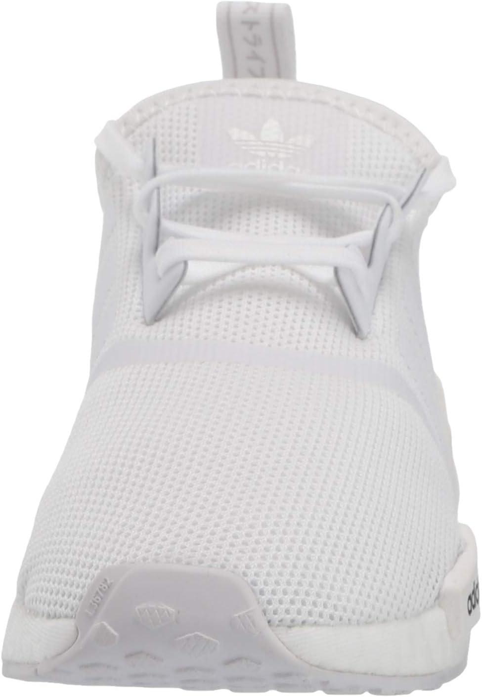 imageadidas UnisexChild NMDr1 C Little Kid SneakerWhiteWhiteCrystal White
