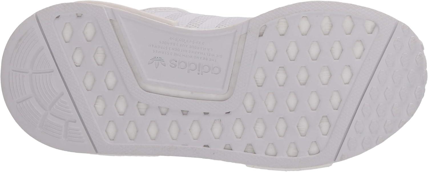 imageadidas UnisexChild NMDr1 C Little Kid SneakerWhiteWhiteCrystal White