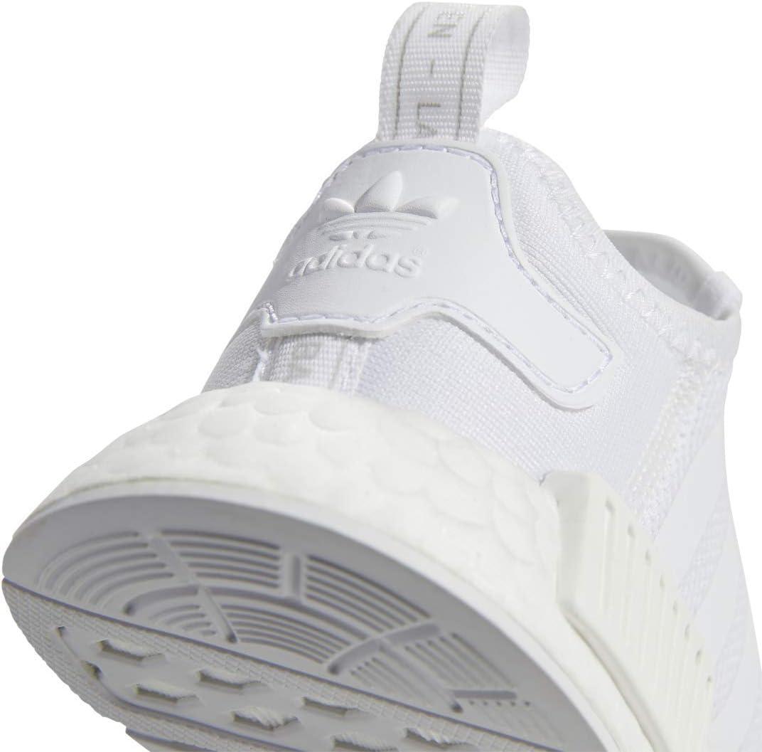 imageadidas UnisexChild NMDr1 C Little Kid SneakerWhiteWhiteCrystal White