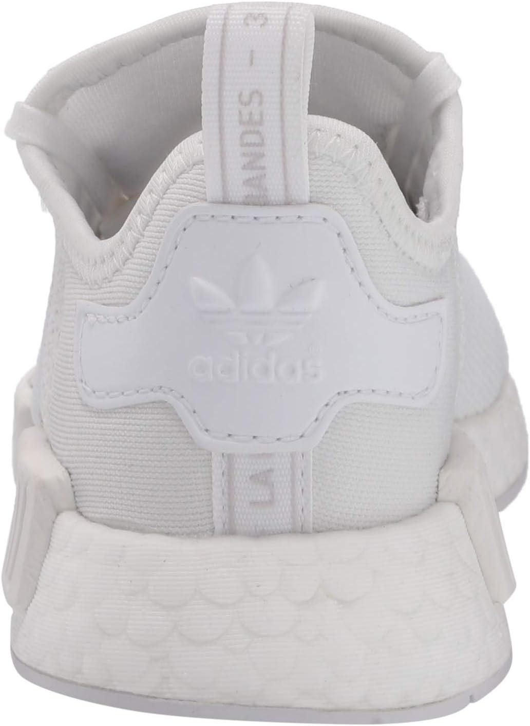 imageadidas UnisexChild NMDr1 C Little Kid SneakerWhiteWhiteCrystal White