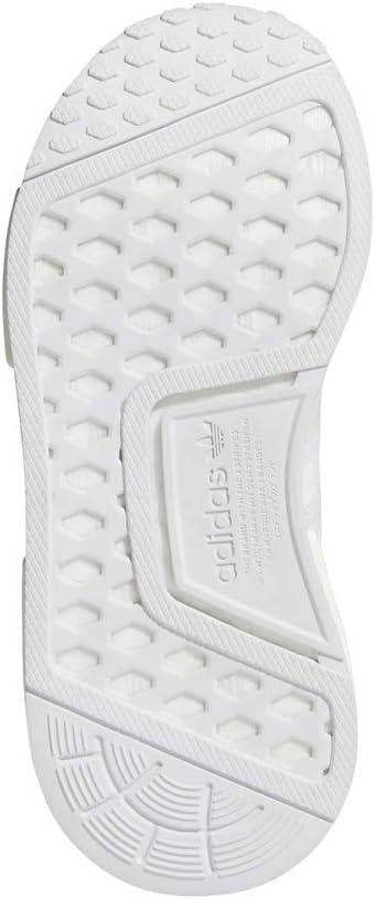 imageadidas UnisexChild NMDr1 C Little Kid SneakerWhiteWhiteCrystal White