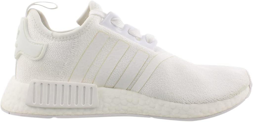 imageadidas UnisexChild NMDr1 C Little Kid SneakerWhiteWhiteWhite