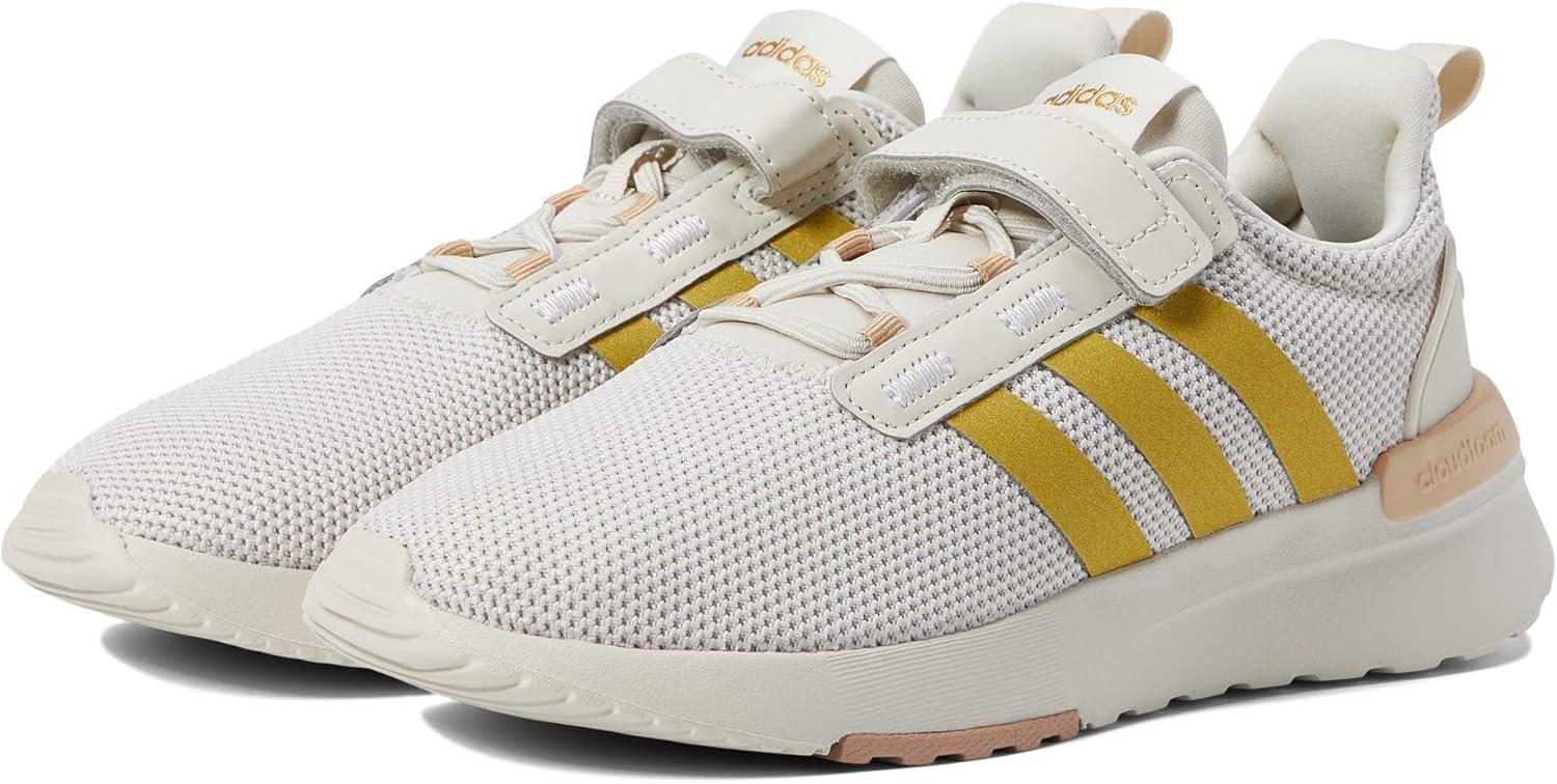 imageadidas UnisexChild Racer TR21 Running ShoeAluminaGold MetallicMagic Beige