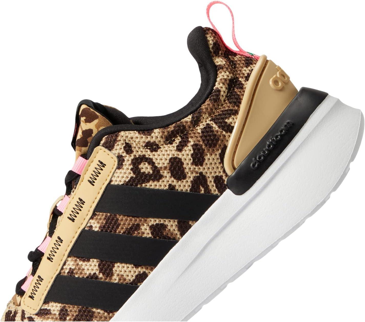 imageadidas UnisexChild Racer TR21 Running ShoeBeam PinkBlackGreen