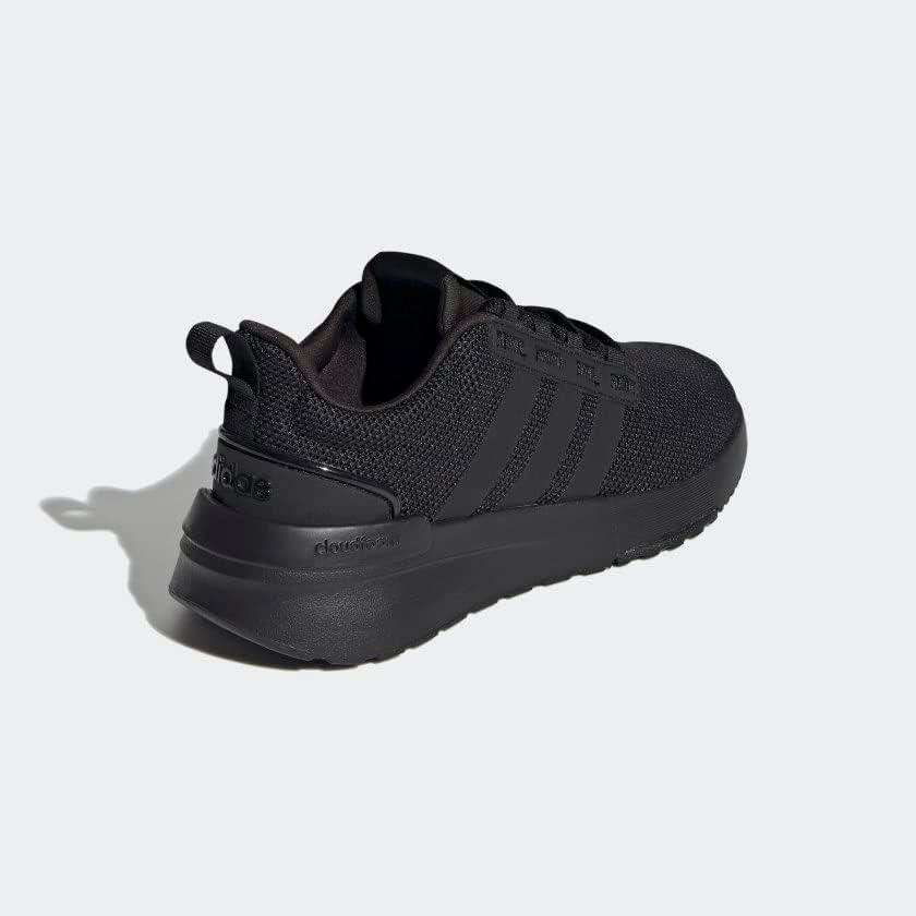 imageadidas UnisexChild Racer TR21 Running ShoeBlackBlackCarbon