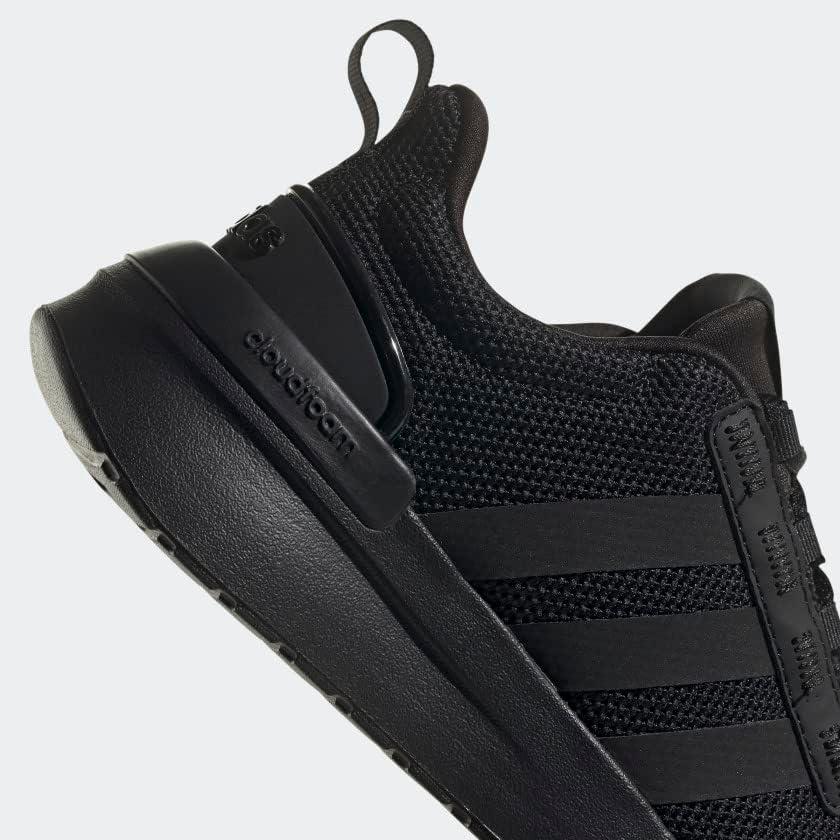 imageadidas UnisexChild Racer TR21 Running ShoeBlackBlackCarbon