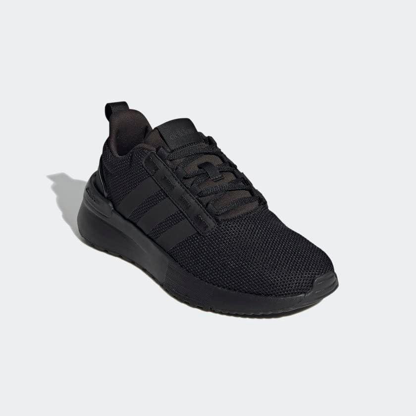 imageadidas UnisexChild Racer TR21 Running ShoeBlackBlackCarbon