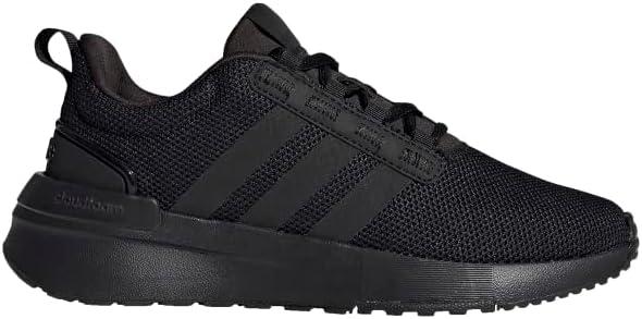 imageadidas UnisexChild Racer TR21 Running ShoeBlackBlackCarbon